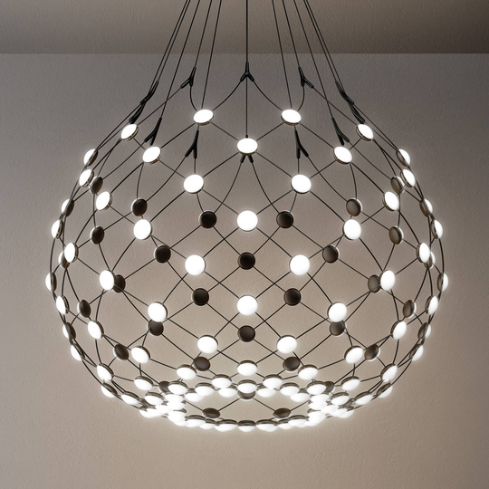 Luceplan Mesh riippuvalaisin Ø 80 cm 1 m ripustin