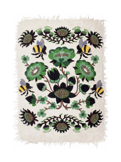 Bombroo carpet by tikau (green, 125x180 cm)
