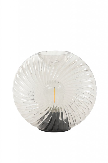 Table lamp LED 16,5x7x16,5 cm MILADO glass sand (Ruskea)