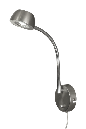 JUNO wall light, steel (Harjattua terästä)