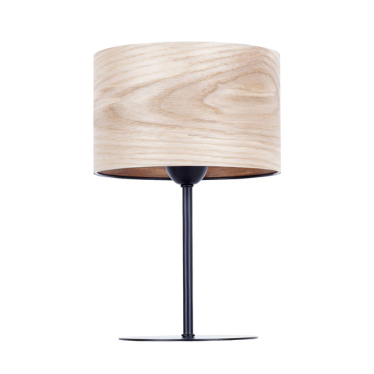 Envolight Veneer-pöytälamppu saarniydinpuu Ø17,5cm