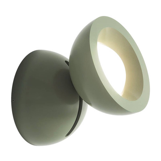 Axolight DoDot LED-seinävalaisin, vihreä15°