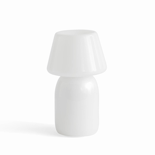 HAY Apollo Portable -LED-pöytälamppu, akku, lasia