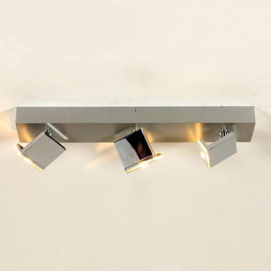 3-lamppuinen LED-kattovalaisin Elle himmennettävä