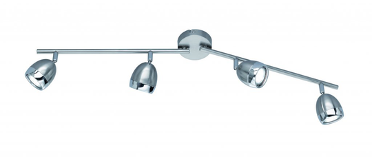 Nantes LED GU10 spotlight 4L b-steel