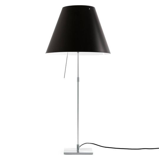 Luceplan Costanza D13 alumiini/musta