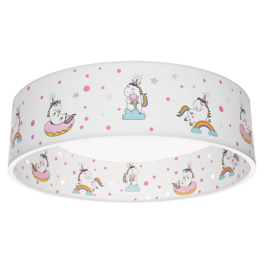 LED-kattovalaisin Babsy Starlight, yksisarvinen