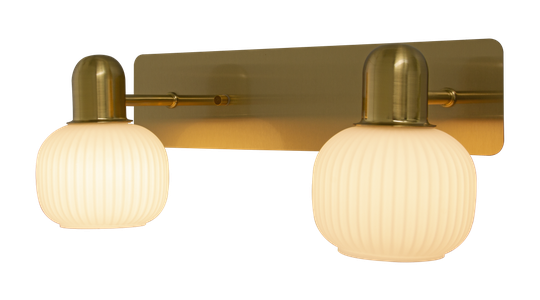MESSINA wall lamp 2nd, matt brass (Messinki / kulta)