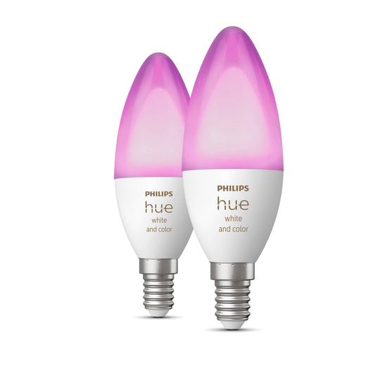 Philips Hue kynttilä White&Color Amb. E14 5,3W 2