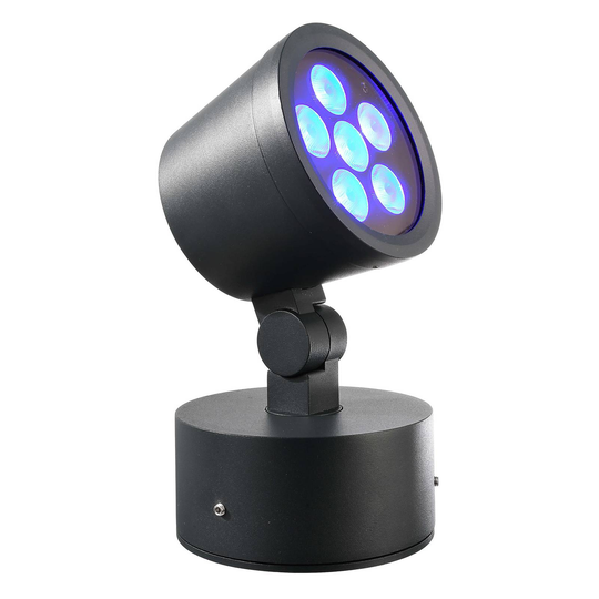LED-ulkokohdevalo Colt, IP65, RGBW, 16 W