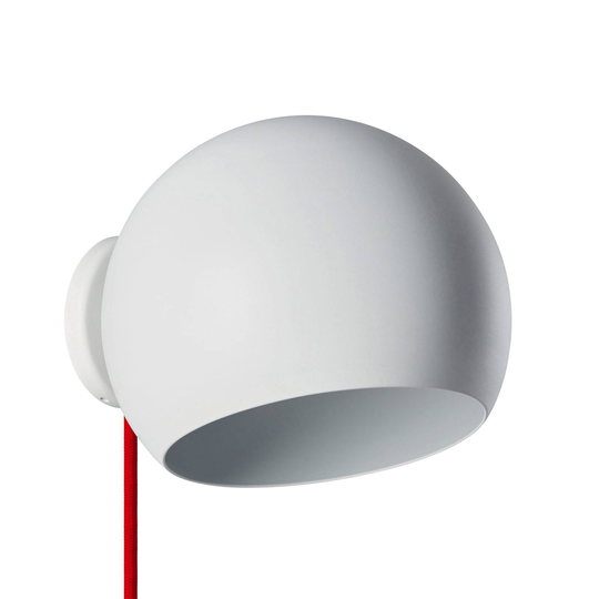 Nyta Tilt Globe Wall Short, punainen, valkoinen