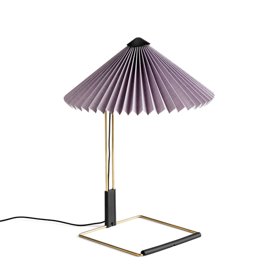 HAY Matin 300 -LED-pöytävalo pliseerattu, violetti