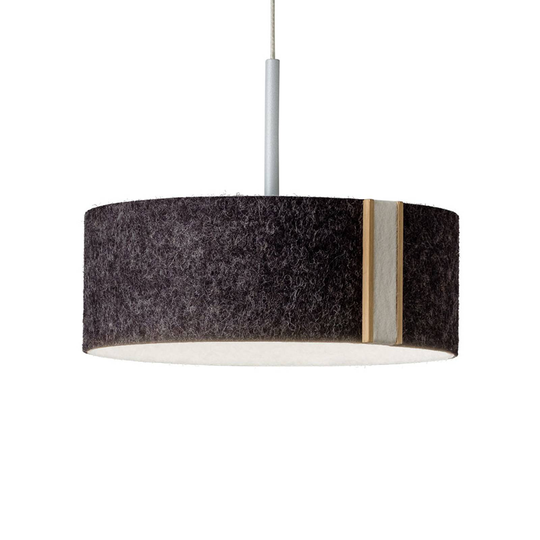 LED-riippuvalaisin LARAfelt S, Ø 20 cm, grafiitti