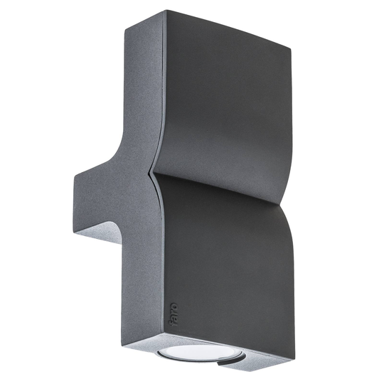 Ulkoseinälamppu KLAMP, korkeus 22,5cm 2-lamppuinen