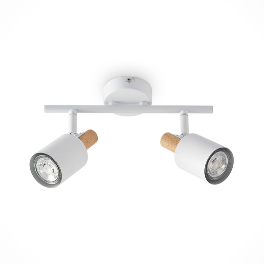 Lindby Junes -LED-kattospotti 2-lamppuinen