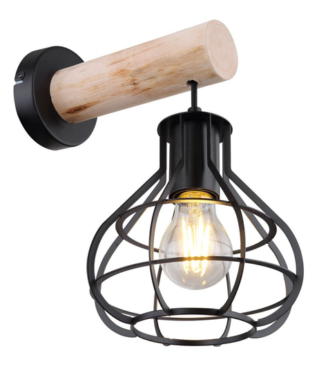 Cluster wall lamp (Musta)