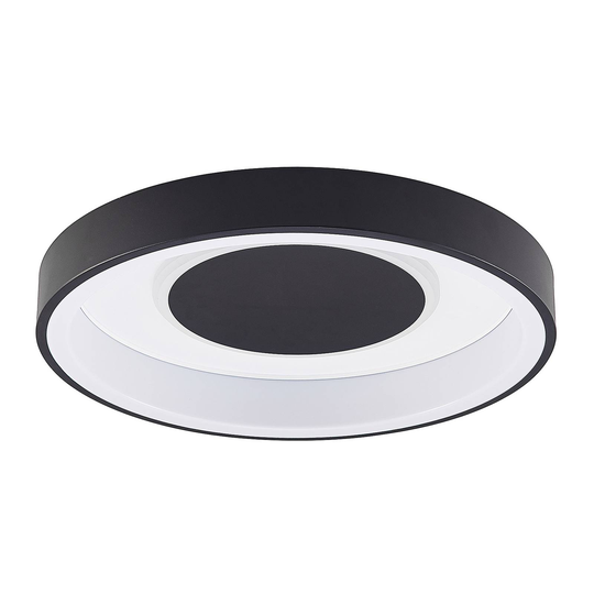 Lindby Izan -LED-kattovalaisin RBGW, musta