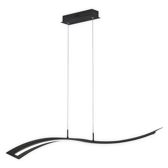LED-riippuvalo Salerno, SwitchDim, matta musta