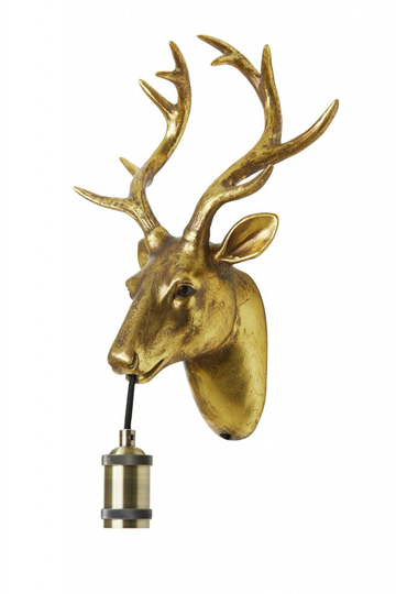 Deer wall lamp (Pronssi)