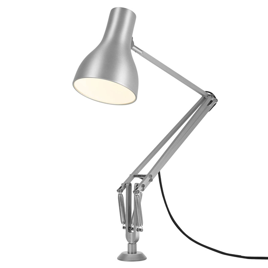 Anglepoise Type 75 -pöytävalaisin, hopea