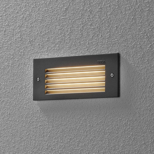 BEGA 33017 LED-seinäuppovalo 3000K grafiitti 17 cm