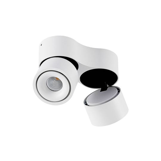 Arcchio Rotari -LED-kattokohdevalo, 2-lamp. 1W
