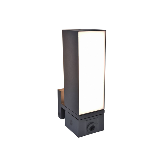Eco-Light Cuba -LED-ulkoseinävalo, kameratunnistin