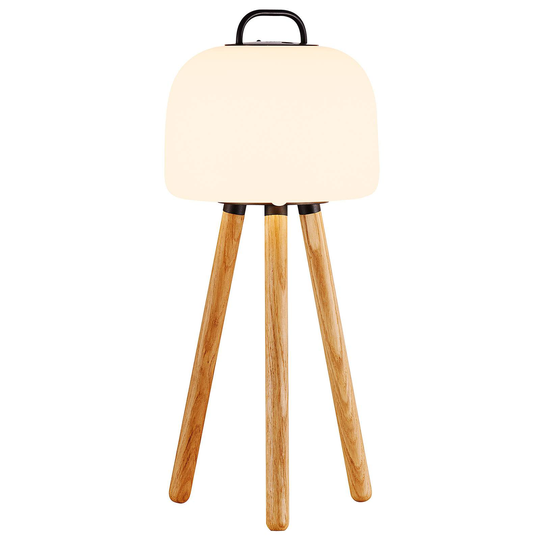 LED-pöytälamppu Kettle, kolmijalka, varjostin 22cm