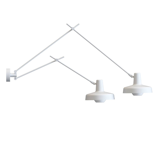 GRUPA Arigato -seinävalo, 2 lamppu, 90cm valkoinen