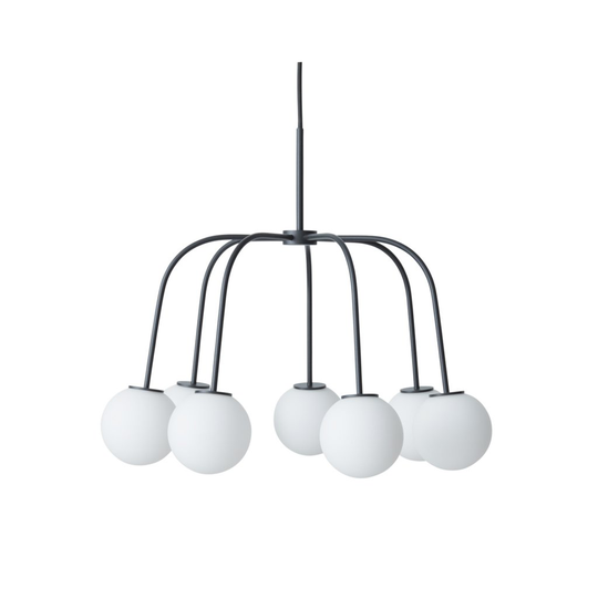 Waterfall ceiling lamp (Musta)
