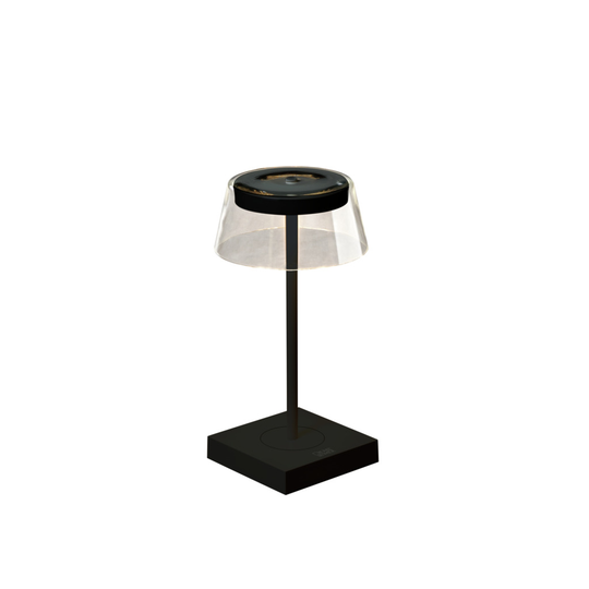 Scilla bordslampa svart USB (Musta)