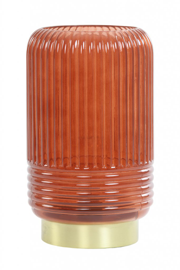 Table lamp LED Ø16x27,5 cm LIPA glass red (PUNAINEN)