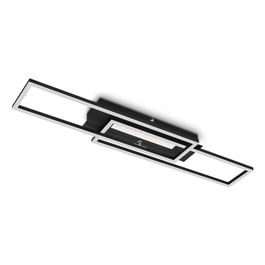 LED-kattovalaisin Frame Mid, 3 000 K, musta