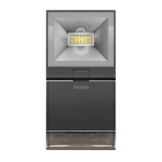 Theben theLeda S10 1-lamp. tunnistin 4000K musta