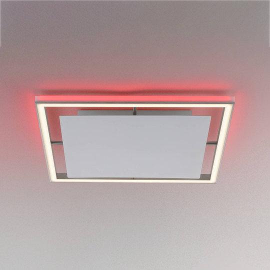 Paul Neuhaus Helix -LED-kattovalo, neliö 50 cm