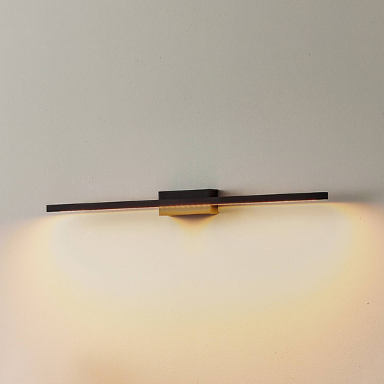 Rothfels Tolu -LED-seinävalaisin, musta, 65 cm