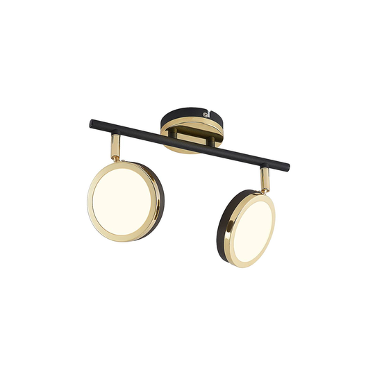 Lindby Alsani -LED-kattokohdevalo 2-lamppuinen