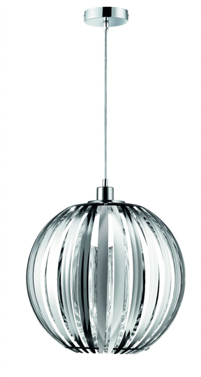 Zucca branch pendulum 40cm 1xE27 chrome (Kromattu / kiillotettu)