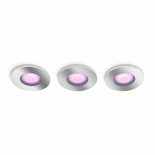 Philips Hue Xamento-uppokohdevalo, alumiini, 3 kpl