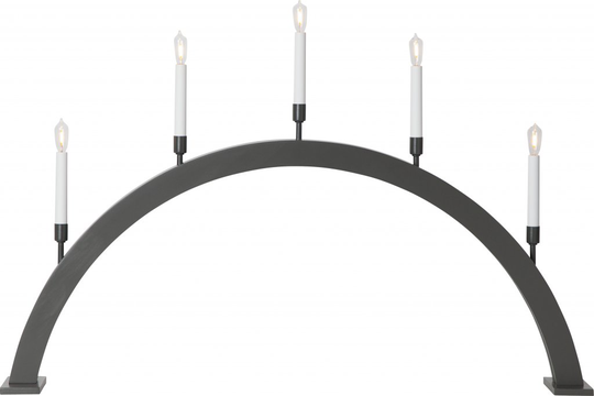 Storm candlestick (bow) (harmaa)