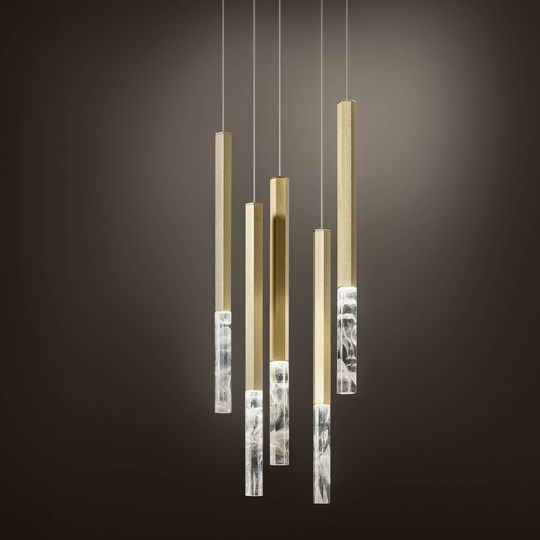 OLEV Shine VerticalPlumage-riippuvalo messinki 927