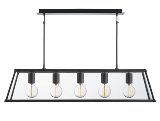 Voyager 5L ceiling light (musta)