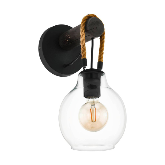 Rowing wall lamp (Musta)