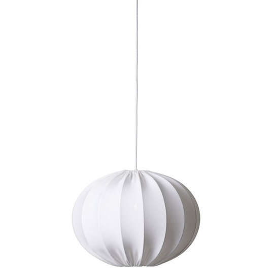 Boll 40cm bomull taklampa (valkoinen)