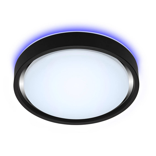 LED-kattovalo Talena M RGB CCT, tunnistin, musta