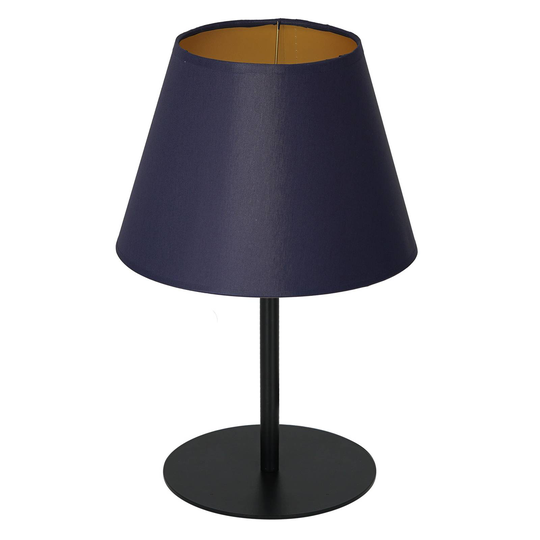 Soho-pöytälamppu kartio, k. 33cm, sininen/kulta