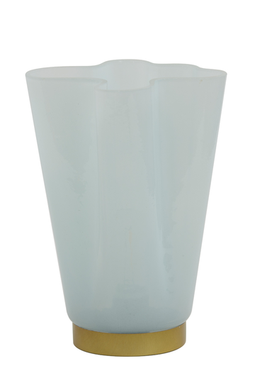 Table lamp LED Ø12,5x22 cm MALU glass light blue (Sininen)