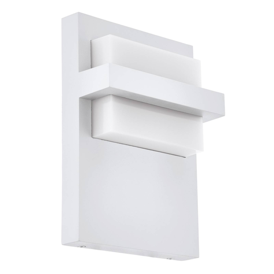 LED-ulkoseinävalaisin Culpina alumiinia, valkoinen