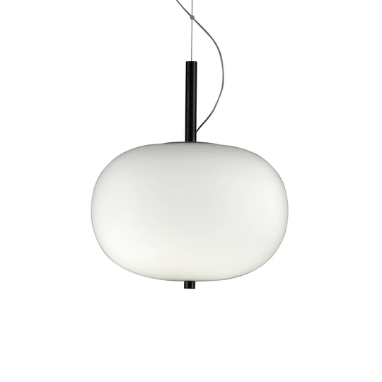 Grok Ilargi -LED-riippuvalo, vaalea, Ø 39,5cm