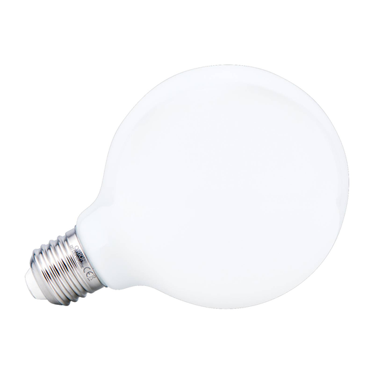 LED-globe-lamppu E27 6W G80 opaali himmennettävä